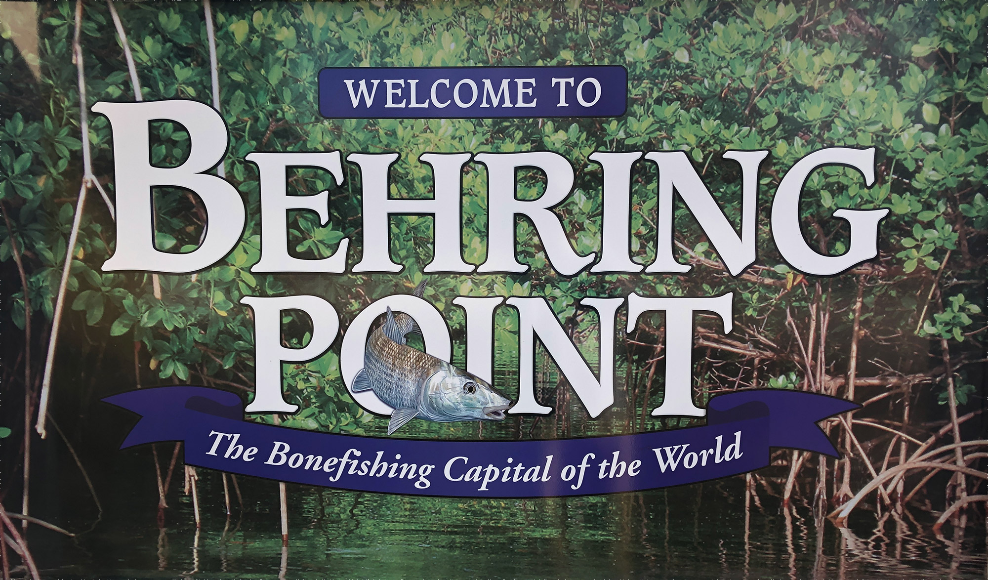 Behring Point Sign